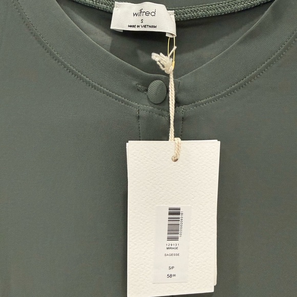 Aritzia Wilfred Mirage Longsleeve in Sagesse Size Small NWT - Picture 4 of 7